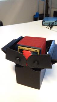 Improved Deck Box With Gears For Magic The Gathering EDH Commander 3D Printer Model