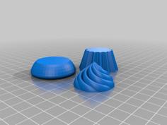 Violet Cupcake Part 3D Printer Model