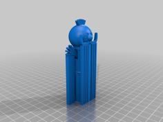 Zebedee – From The Magic Roundabout (Wobbles On The Spring And Arms That Go Up And Down) 3D Printer Model