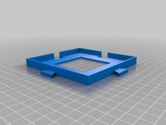 10cm Coaster Jig For Laser Engraving 3D Printer Model