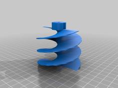 Archimedes Screw 3D Printer Model