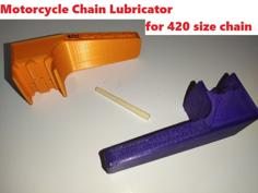 Motorcycle Chain Lubricator For 420 Size Chain 3D Printer Model