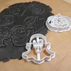 Cookie Cutter – Halloween Ghost Mash-Up 3D Printer Model