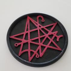 Necronomicon Symbol Coaster 3D Printer Model