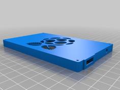 Mobile Raspberry Computer Case – Portable Raspberry Pi-to-Go 3D Printer Model