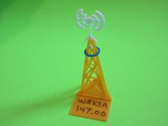 Ham Radio Tower Model Memento 3D Printer Model