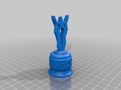 Trophy W/ Name Tag 3D Printer Model