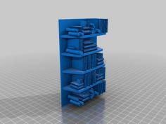 Bookcase Hidden Passage 3D Printer Model