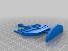 Menorah Holiday Tree Ornament 3D Printer Model