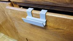 Hanging Drawer Handle 3D Printer Model