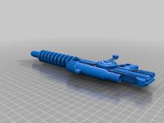 Fallout Gauss Rifle Made With Autodesk 123d 3D Printer Model