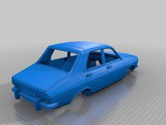 Renault 12 Scale Body Car 3D Printer Model