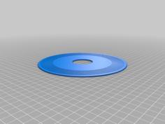 3D Printed 45 RPM Record (Not Playable) 3D Printer Model