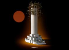 Coit Tower, San Francisco (HO Scale) 3D Printer Model