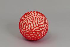 Reaction-Diffusion Ball 3D Printer Model