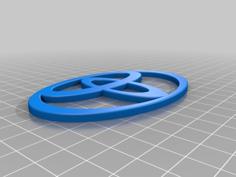 Toyota Emblem 3D Printer Model