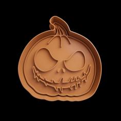 JACK PUMPKIN COOKIE CUTTER STL HALLOWEEN FREE 3D Printer Model