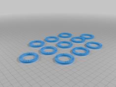 Savage Worlds Status Tokens 3D Printer Model