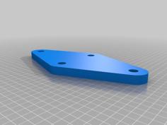 Gen 3 Montero Hitch Bracket Template 3D Printer Model