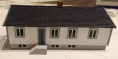 Swedish House N Scale 3D Printer Model