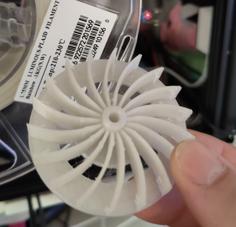 YAWN Self Inflating Double Air Bed Deluxe Impeller 3D Printer Model