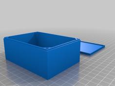 Customizable Box With Magnetic Lid 3D Printer Model