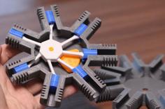 7 Cylinder Radial Engine Model 3D Printer Model