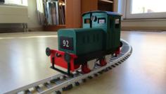 Experimental Ruston Hornsby DS48 Like Train 3D Printer Model