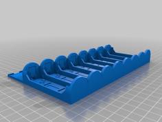 18650 8-pack With Cable Slits 3D Printer Model