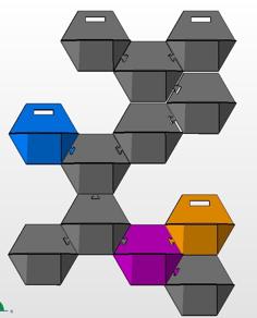 Wall Garden (Hex) 3D Printer Model