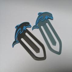 Dolphin Bookmark 3D Printer Model