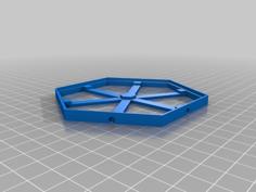 Hex Tile W/ Magnets 3D Printer Model