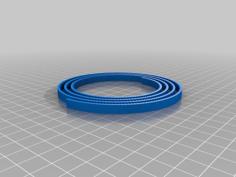 GT2 Timing Belt Spool 3D Printer Model