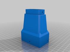 90mm Blower Hood Mod For Cactus Air-flow System 3D Printer Model