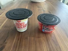 Noodle Soup Lid 3D Printer Model