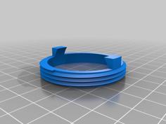 Pool Deckjet Custom Nozzle 3D Printer Model