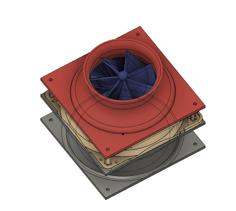 TurboFan 3D Printer Model