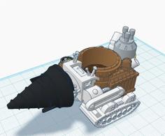 Gnome Driller Tunneler 3D Printer Model