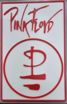 Pink Floyd Sign 3D Printer Model