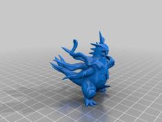 Larvitar / Pupitar / Tyranitar / Mega Tyranitar (Pokemon 35mm True Scale Series) 3D Printer Model