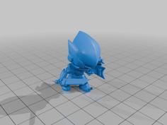 Draconian Sentinel (Black Pawn) 3D Printer Model