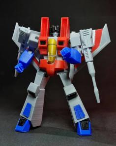 Transformers Devastation Starscream Conversion Kit (Articulated Jet Squad No Supports) 3D Printer Model