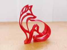 Fox / Liška Figure 3D Printer Model