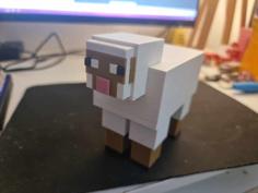 Minecraft Sheep 3D Printer Model