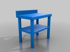 Workbench For Robotics Engineering Barbie 3D Printer Model