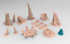 Tyty Tyran Tyranid Starship Trooper Notable Terrain Remix Part 0 3D Printer Model