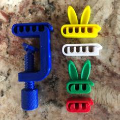 Cable Holder With Spring Loaded Lid 3D Printer Model