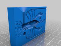 Crayfish Lure With Mold 3D Printer Model