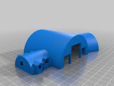 N Scale Quonset Huts 3D Printer Model