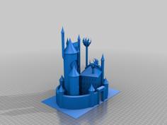 Moon Dragon Castle 3D Printer Model